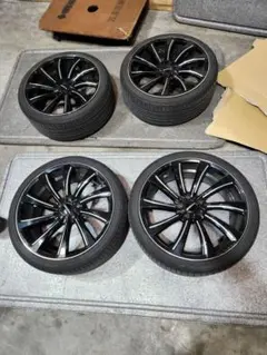 VENERDI 20インチ BluEarth タイヤホイール4本セット バリ山のサムネイル