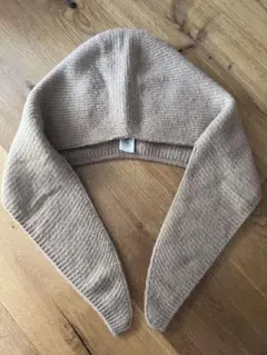 anuke Boucle Knit Hoodie フードマフラー バラクラバ - メルカリ