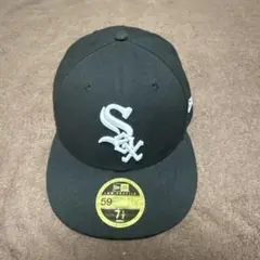 シカゴ・ホワイトソックス 59FIFTY キャップ 7 1/2 ブラック