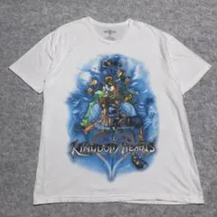 Disney スクエニ　キングダムハーツ　Tシャツ ゲーム　白　dwt15のサムネイル