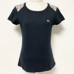 BURBERRY バーバリー ノバチェック ロゴ ホース 刺繍 Tシャツ 38