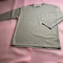 (春物) RAGEBLUE グレー Mサイズ 七分袖カットソー (秋物)