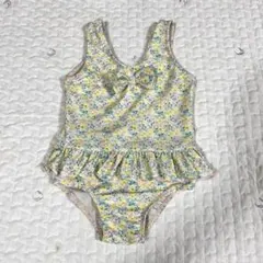 最終価格★花柄フリル水着 100cm ワンピース