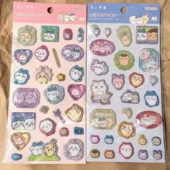 ちいかわ　ポップデコパーティー ラメきらクリスタルシール 2枚セット