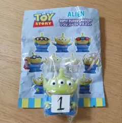トイストーリー　エイリアン　④　ソフビパペットマスコット　ソフビ人形フィギュア