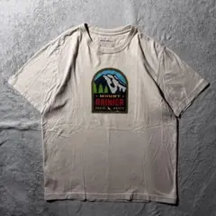 【Y8889】Eddie Bauer 半袖Tシャツ　サイズL ベージュのサムネイル