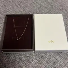 ete ゴールド ネックレス ピンクゴールドのサムネイル