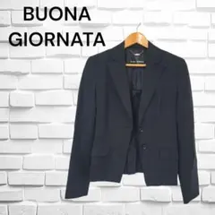 【BUONA GIORNATA】ジャケット ブラック L カジュアル 美品