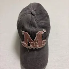 MUCENT ムセント ピンクロゴ グレー キャップ 帽子 アイドル