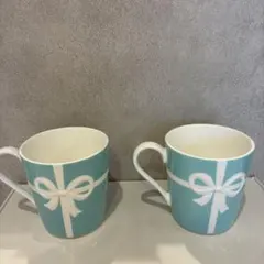 tukky Tiffany&Co. ティファニー リボン ペアボウル皿 tukky様専用 Tiffany&Co. ティファニー リボン ペアボウル皿 - メルカリ