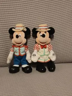 ディズニー・シー11周年ミッキー&ミニー ぬいぐるみバッチ