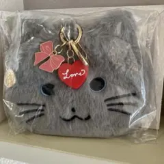 スタバ　Starbucks バレンタイン2026ファーポーチキャット