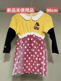 【最終値下げ！】ワンピース 長袖 ディズニー 90cm ミニーちゃん コスプレ