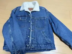 ボア デニムジャケット