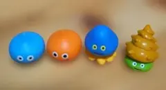 ドラゴンクエスト バスボール スライムの仲間たち 4個 セット フィギュア