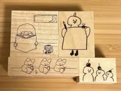 25recipeさん スタンプ　丸の内丸善限定　新作　旧作4点セット