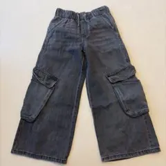 ZARA キッズ　ブラックデニムパンツ