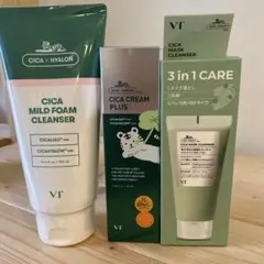 VT CICA 洗顔料＆クリーム 3点セットのサムネイル