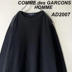 COMME des GARCONS HOMME ブラック 長袖カットソー COMME des GARCONS HOMME（コム デ ギャルソン・オム）の