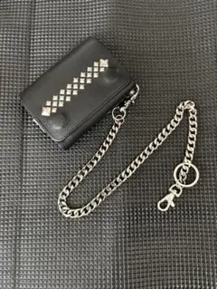 山田蓮 シルバー ウォレットチェーン バイカーファッション アメカジ