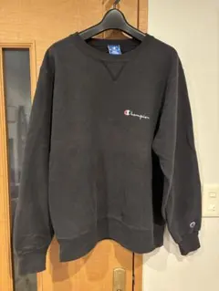 Champion ブラック スウェット(made in USA)