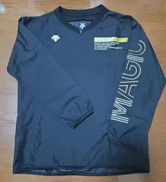 DESCENTE 長袖ピステ ブラック　140センチ