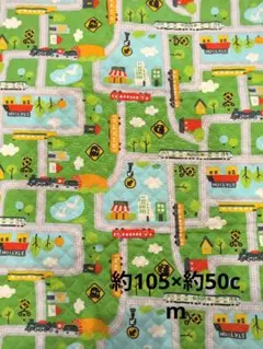 鉄道デザイン キルティング生地