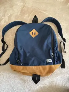 Drifter ネイビーとブラウン バックパック