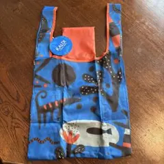 ［新品未使用］KALDI カルディ エコバッグ　いきものがたり　ブルー