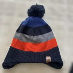 H&M ストライプ ニット帽 5T/7