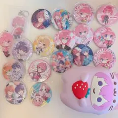 すとぷり さとみ るぅと ジェル ななもり ころん 缶バ アクキーシリコンポーチ