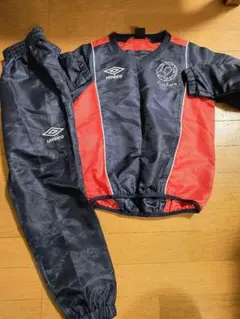 UMBRO ピステ上下 ネイビー×レッド