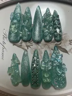 【現品】ネイルチップ ハンドメイド