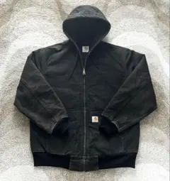 【値下げ可】Carhartt アクティブジャケット フェードブラック 短丈