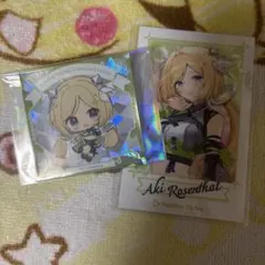 ホロライブ 7th fes. アキロゼ ステッカー＆チェキセット