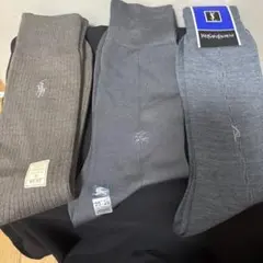 未使用品　ブランド　メンズソックス3足セット　25-26cmのサムネイル