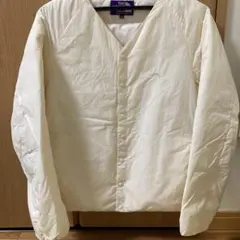 ノースフェイス　パープルレーベル　ダウンカーディガン　WMサイズ　アイボリー