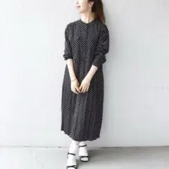 SHIPS any:〈ウォッシャブル〉ジョーゼット プリーツ ワンピース
