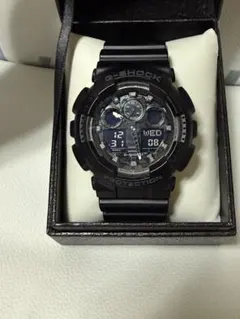 CASIO G-SHOCK GA-100CF-1A 黒 腕時計