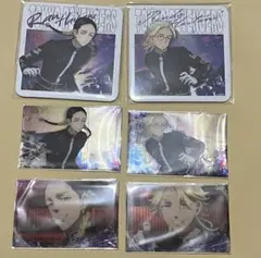 文房具カフェ 東京リベンジャーズ 灰谷蘭 灰谷竜胆 コースター クリアカード