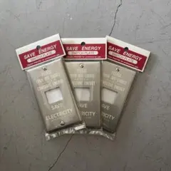 スイッチプレート Ivory 1口 3個セット　パシフィックファニチャーサービス