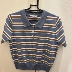 マルチボーダー　ポロセーター(半袖)