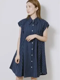 新品未使用 snidel ノースリaラインシャツワンピース