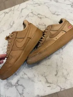 Nike Air Force 1 ✖️ supreme ブラウン SUPREME × NIKE AIR FORCE 1 BAROQUE BROWN シュプリーム