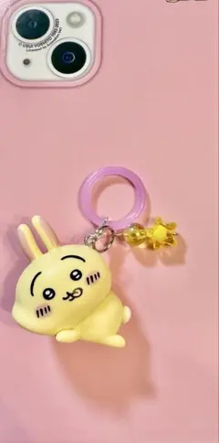 ちいかわ寝そべりうさぎ めじるしチャーム