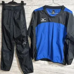 ミズノ　MIZUNO ピステ　150cm ブラック　黒　青　ブルー　上下　セット