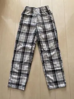 Lovetoxic ラブトキシック ウエストゴム チェック柄 ロングパンツ