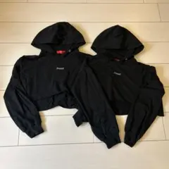 repipi armario ショート丈薄手パーカー×2