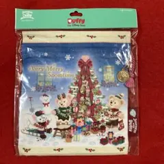 ダッフィー　クリスマス　巾着　ディズニーシー