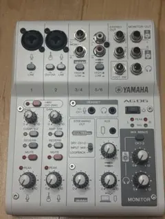ヤマハ ライブストリーミングミキサー 6チャンネル ホワイト AG06MK2 W